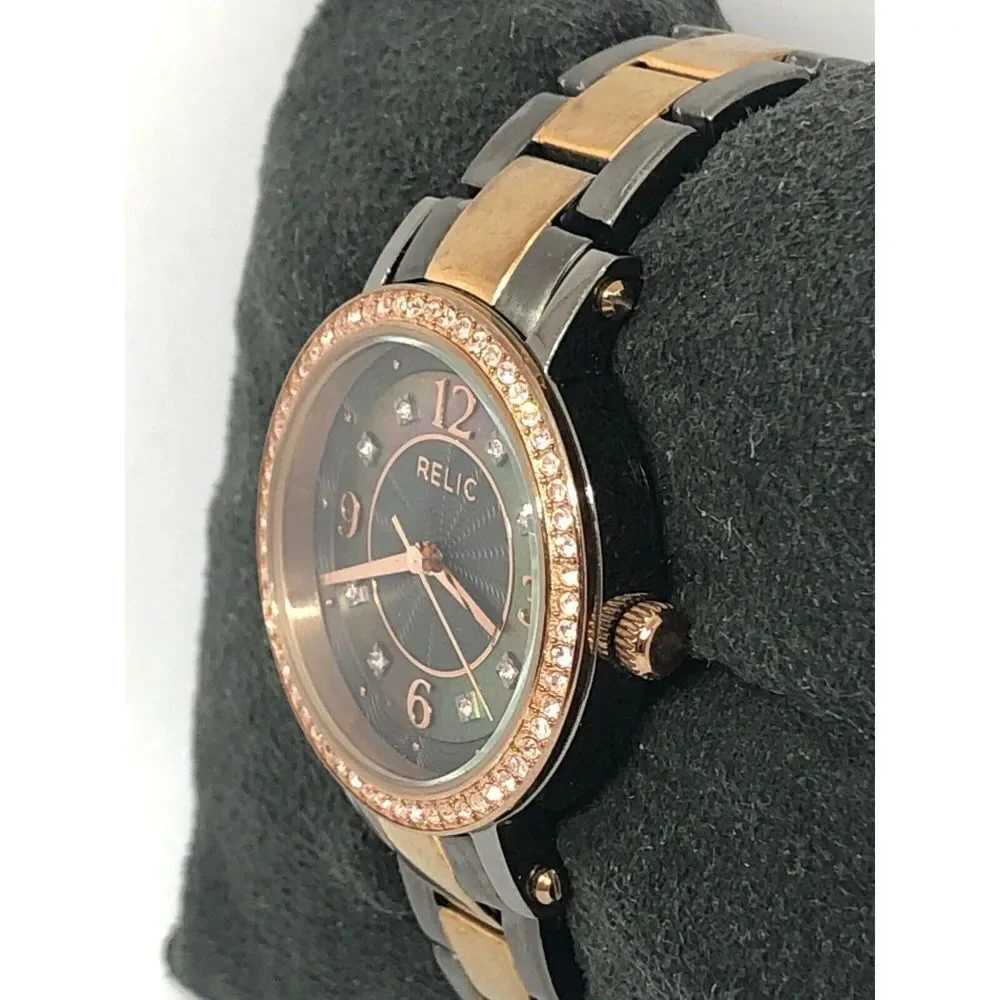 Relic ZR34182 Women's Stainless Steel Analog Quartz Genuine Wrist Watch DV19